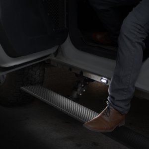 Jeep Gladiator Running Boards - Go Rhino - VoltStep Electric - Textured Black - `20-`24