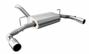 Jeep Wrangler JL Axle-Back Exhaust - Rear - CORSA Performance - Touring - Polished - `18-`24