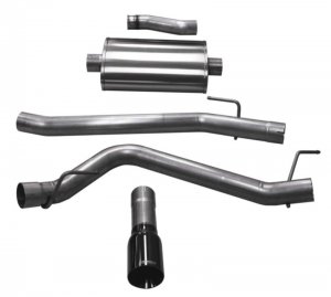 Jeep Gladiator Performance Exhaust - Single Side Exit - CORSA Performance - Cat Back w/ Single 4in Polished Tip - 3.6L - `20-`25