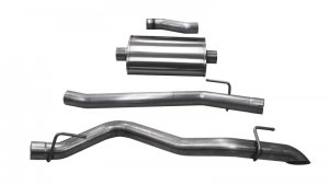 Jeep Gladiator Performance Exhaust - Single Side Exit - CORSA Performance - Cat Back w/ Turn Down Tip - `20-`25