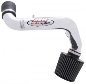Honda Civic Performance Air Intake - AEM Induction - Short Ram - Polished - 1.7/2.0L - `02-`05