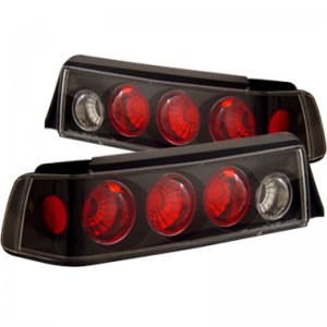 Honda Civic Taillights - ANZO - Black - `88-`91