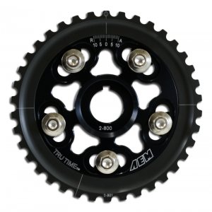 Honda Civic Cam Gear - AEM - Tru-Time - Black - 1.5L - `88-`95