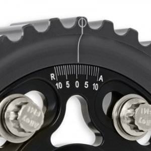 Honda Civic Cam Gear - AEM - Tru-Time Adjustable - Black - D16Y7 and D16Y8 - `96-`00