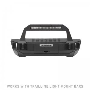 Jeep Gladiator Bumper - Front - Go Rhino - Trailline Front Stubby - Black