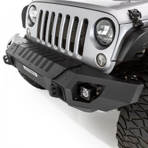 Jeep Gladiator Bumper - Front - Go Rhino - Trailline Winch Ready Front Straight - Black - `07-`20