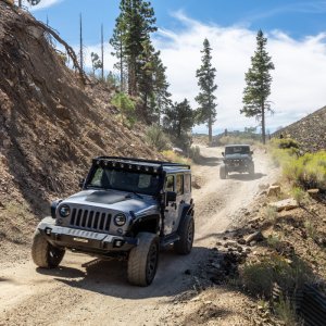 Jeep Gladiator Bumper - Front - Go Rhino - Trailline Winch Ready Front Straight - Black - `07-`20