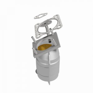 Honda Civic Catalytic Converter - Magnaflow - Standard Grade - 1.5L - `84-`87