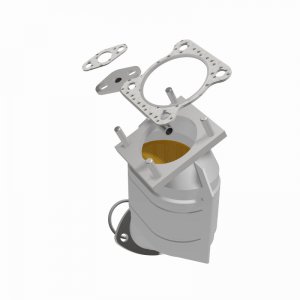 Honda Civic Catalytic Converter - Magnaflow - Standard Grade - 1.5L - `84-`87