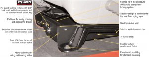 Jeep Wrangler JK - TFY Underseat Drawer