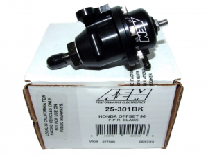Honda Civic Adjustable Fuel Pressure Regulator - AEM - Black - `96-`00