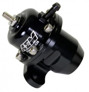 Honda Civic Fuel Pressure Regulator - AEM - Adjustable - Black - `96-`00