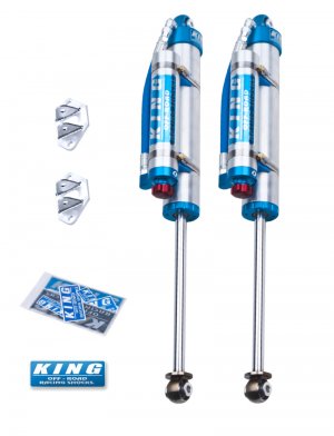 Jeep Wrangler JK Rear Shocks - Rear - King Shocks - 2.5 Dia Piggy Hose Res w/ Adjuster - `07-`18