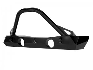 Jeep Wrangler JK Front Bumper - Front - ICON - Pro Series - Black - `07-`18