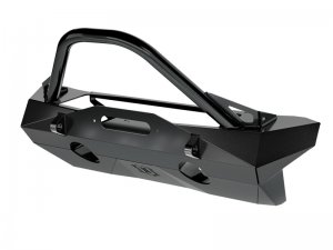 Jeep Gladiator Front Bumper - ICON - Pro Recessed Impact with Bar & Tabs - Textured semi-gloss black - 2020+
