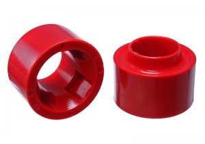 Jeep Wrangler JK Spring Isolators - Front - Energy Suspension - Red - `07-`17