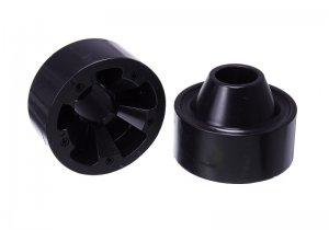 Jeep Wrangler JK Coil Spring Spacer Lift Set - Rear - Energy Suspension - Black - `07-`17