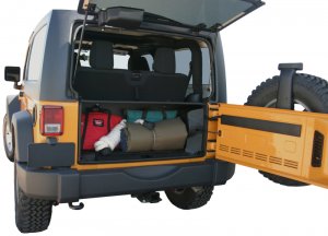 Jeep Wrangler JK - TFY Tailgate Security Enclosure