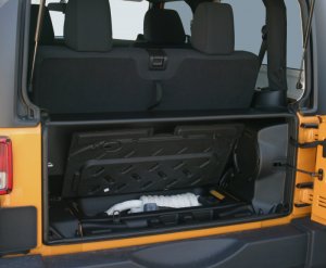 Jeep Wrangler JK - TFY Tailgate Security Enclosure