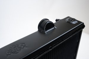 Honda Civic Radiator - CSF - K-Swap V3 - Black - `92-`00