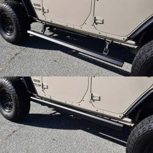 Jeep Wrangler JK Running Boards - Westin - Pro-e Electric - Black - `07-`18