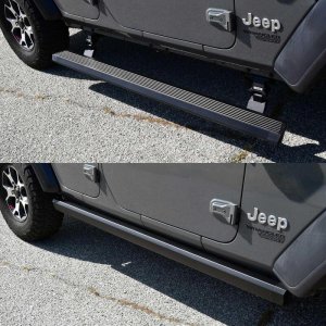 Jeep Wrangler JL Running Boards - Westin - Pro-e Electric - Textured Black - `18-`24