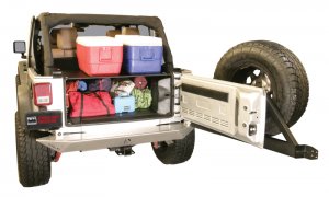 Jeep Wrangler JK - TFY Tailgate Security Enclosure