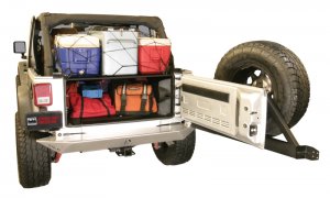 Jeep Wrangler JK - TFY Tailgate Security Enclosure