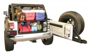 Jeep Wrangler JK - TFY Tailgate Security Enclosure