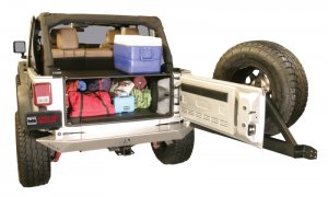 Jeep Wrangler JK - TFY Tailgate Security Enclosure