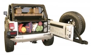 Jeep Wrangler JK - TFY Tailgate Security Enclosure