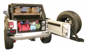 Jeep Wrangler JK - TFY Tailgate Security Enclosure