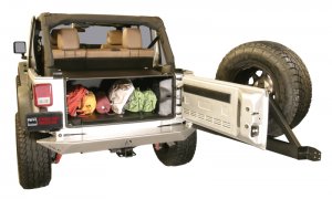 Jeep Wrangler JK - TFY Tailgate Security Enclosure