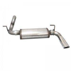 Jeep Wrangler JL Axle Back Exhaust - Rear - JBA - 304SS Single Rear Exit - 2.0L/3.6L - `18-`21