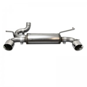 Jeep Wrangler JK Axle Back Exhaust - Rear - JBA - 304SS Dual Rear Exit - 3.8L/3.6L - `07-`18