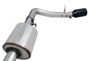 Jeep Gladiator Performance Exhaust - Single Side - AWE Tuning - Tread Edition Cat-Back Single Side - Diamond Black - 3.6L - `20-`21