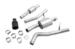 Jeep Gladiator Performance Exhaust - Single Side - AWE Tuning - Tread Edition Cat-Back Single Side - Diamond Black - 3.6L - `20-`21