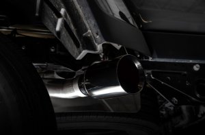 Jeep Gladiator Performance Exhaust - Single Side - AWE Tuning - Tread Edition Cat-Back Single Side - Diamond Black - 3.6L - `20-`21