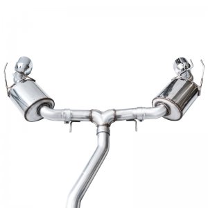 Honda Civic Performance Exhaust - AWE Tuning - Touring Edition Cat Back - Chrome Silver - 2022+