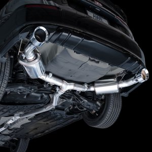 Honda Civic Performance Exhaust - AWE Tuning - Touring Edition Cat Back - Chrome Silver - 2022+