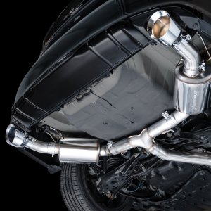 Honda Civic Performance Exhaust - AWE Tuning - Touring Edition Cat Back - Chrome Silver - 2022+
