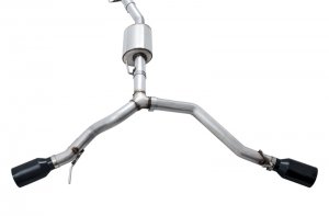 Jeep Gladiator Performance Exhaust - Rear - AWE Tuning - Tread Edition Cat-Back Dual Exhaust - Diamond Black - 3.6L - `20-`21