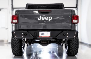 Jeep Gladiator Performance Exhaust - Rear - AWE Tuning - Tread Edition Cat-Back Dual Exhaust - Diamond Black - 3.6L - `20-`21