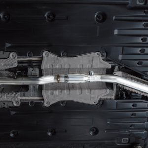 Honda Civic Performance Exhaust - Rear - AWE Tuning - Touring Edition Catback - Diamond Black - 2022+