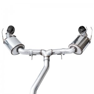 Honda Civic Performance Exhaust - Rear - AWE Tuning - Touring Edition Catback - Diamond Black - 2022+