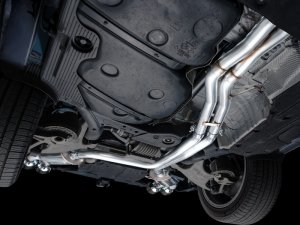 Porsche Macan Performance Exhaust - AWE Tuning - Touring Edition Catback with Chrome Silver Tips - Chrome Silver - 3.0T/2.9TT - `19-`21