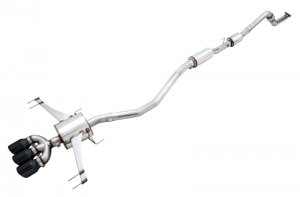 Honda Civic Performance Exhaust - Front & Rear - AWE Tuning - Touring Edition - Diamond Black - K20 - 2017