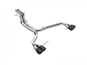 Porsche Macan Performance Exhaust - AWE Tuning - Touring Edition, Cat Back, Quad Outlet, 102mm Tips - Diamond Black