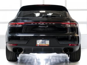 Porsche Macan Performance Exhaust - AWE Tuning - Touring Edition Catback Exhaust - Diamond Black - 3.0T/2.9TT - `19-`21