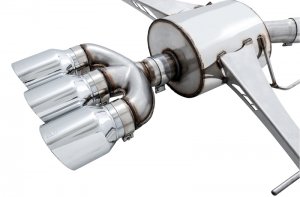 Honda Civic Performance Exhaust - AWE Tuning - Touring Edition - Chrome Silver - 2017